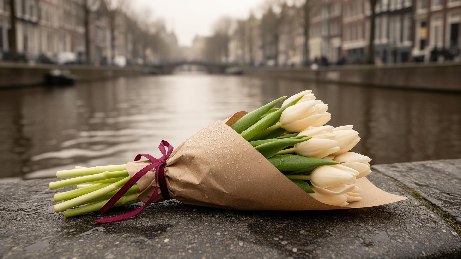 Touch of Tulips, Bloemenmarkt · Singel